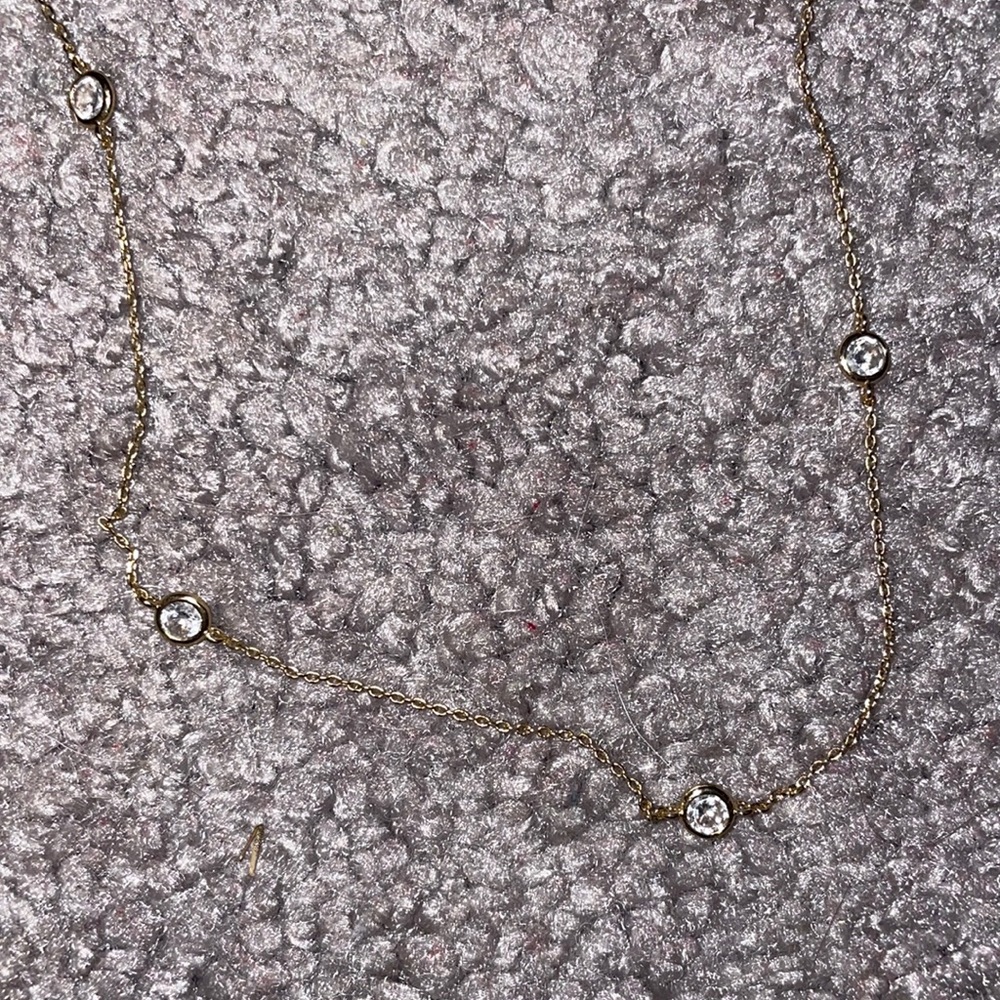 Gold layered necklace